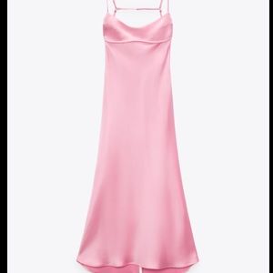 Viral pink cut out Zara dress